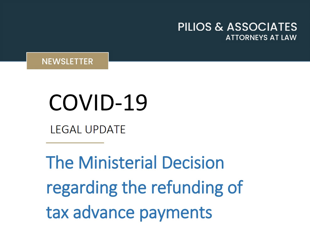 Covi19 Legal Update financial measures