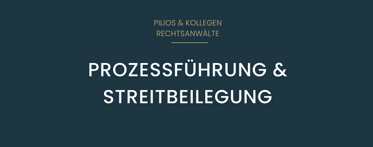 Prozessanwalt Gerichtsverfahren Griechenland